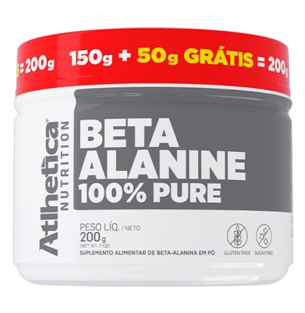 BETA ALANINE 100% PURE (150G) + 50G GRÁTIS (200G)