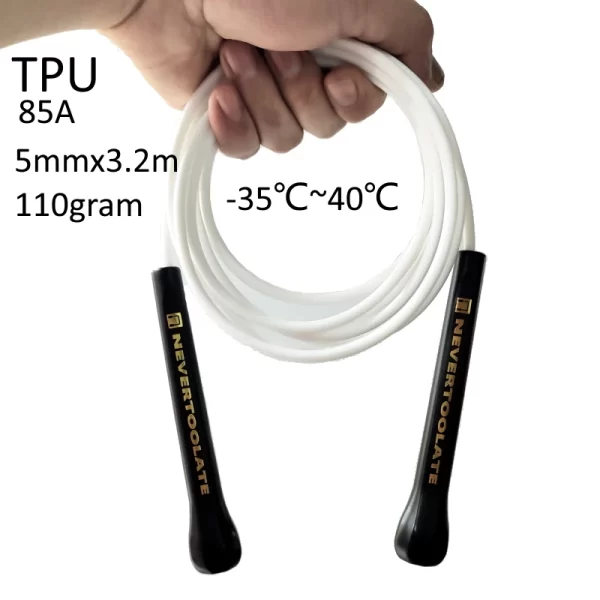 NEVERTOOLATE TPU and PVC material Skipping Rope Rapid Speed Jump Rope Tangle Free crossfit Exercise Fitness Training Workout - Image 2