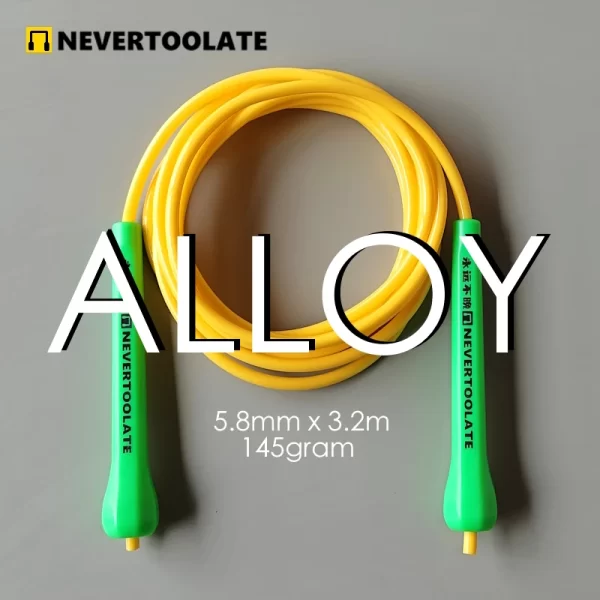 NEVERTOOLATE TPU and PVC material Skipping Rope Rapid Speed Jump Rope Tangle Free crossfit Exercise Fitness Training Workout - Image 9