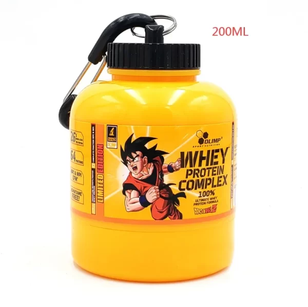 Portable Protein Powder Bottle With Whey Keychain Health Funnel Medicine Box Small Water Cup Outdoor camping Container - Image 9