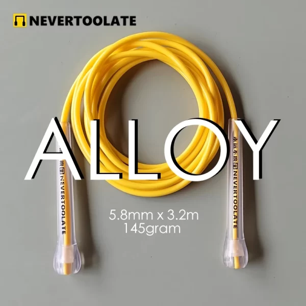 NEVERTOOLATE TPU and PVC material Skipping Rope Rapid Speed Jump Rope Tangle Free crossfit Exercise Fitness Training Workout - Image 11