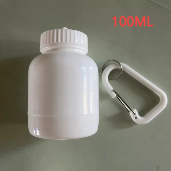 Portable Protein Powder Bottle With Whey Keychain Health Funnel Medicine Box Small Water Cup Outdoor camping Container - Image 7