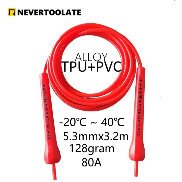 NEVERTOOLATE TPU and PVC material Skipping Rope Rapid Speed Jump Rope Tangle Free crossfit Exercise Fitness Training Workout - Image 31